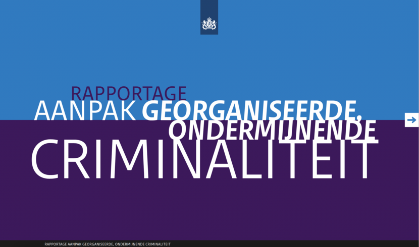 Cover rapportage aanpak georganiseerde ondermijnende criminaliteit